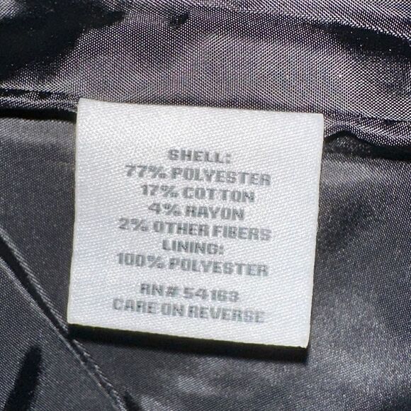 NWT- Calvin Klein- Black & White Tweed Open Front Blazer Jacket, Plus Size 14 - Picture 10 of 13